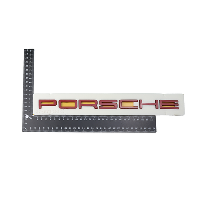 Porsche Kırmızı Bagaj Yazısı Porsche Uyumlu