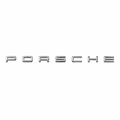 Porsche Gri Bagaj Yazısı Porsche Uyumlu