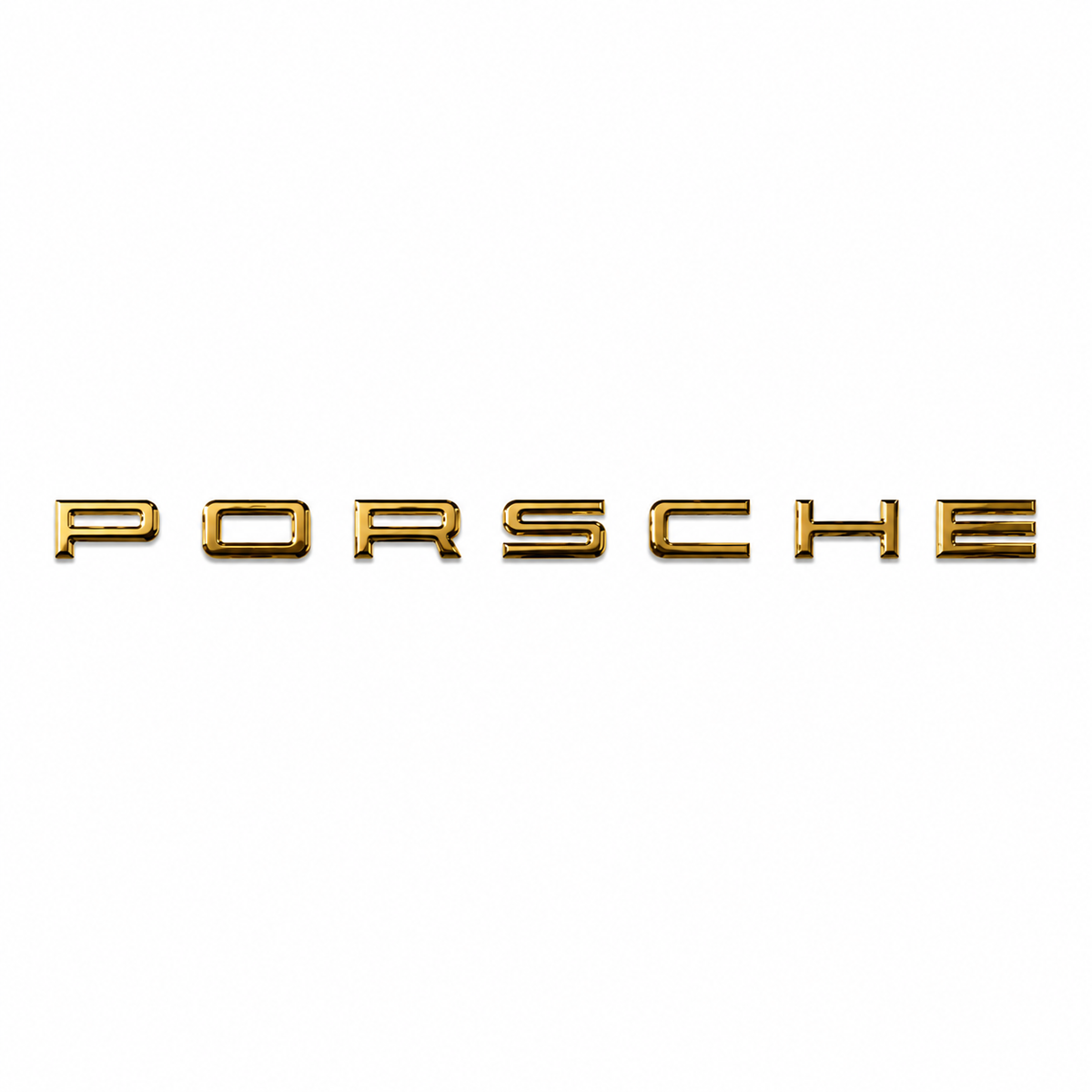 Porsche Krom Bagaj Yazısı Porsche Uyumlu
