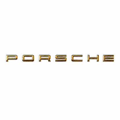 Porsche Krom Bagaj Yazısı Porsche Uyumlu