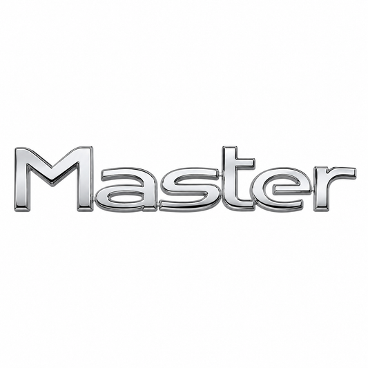 MASTER Krom Bagaj Yazısı Renault Uyumlu