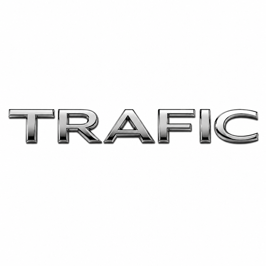 Trafic Krom Bagaj Yazısı Renault Uyumlu