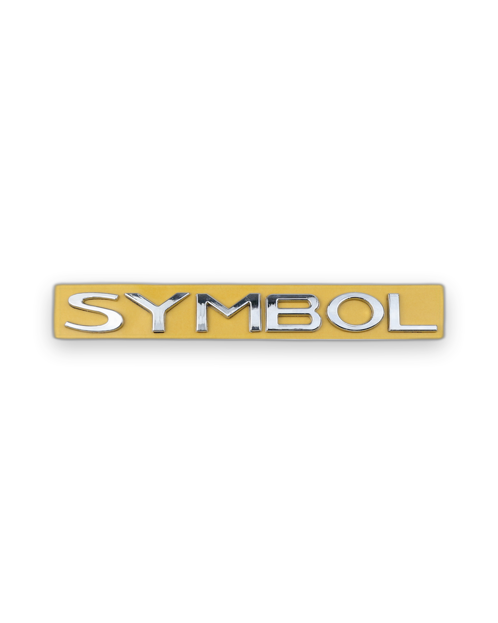 Symbol Krom Bagaj Yazısı Renault Uyumlu