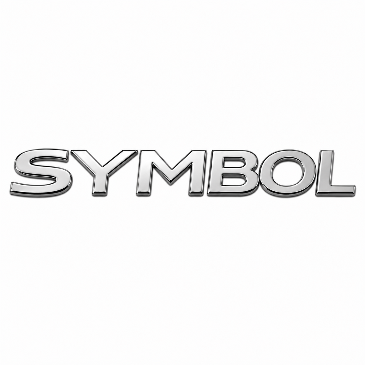 Symbol Krom Bagaj Yazısı Renault Uyumlu