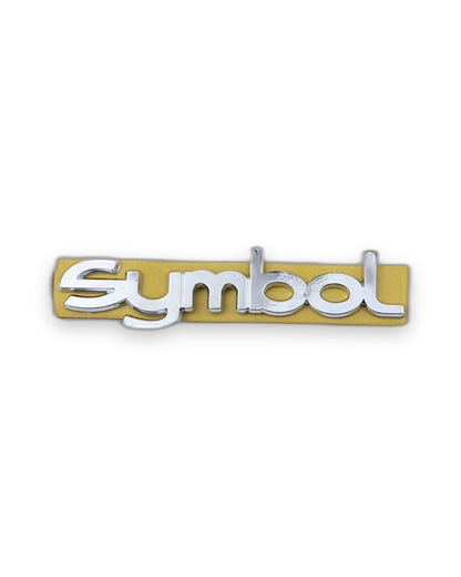 Symbol Krom Bagaj Yazısı Renault Uyumlu