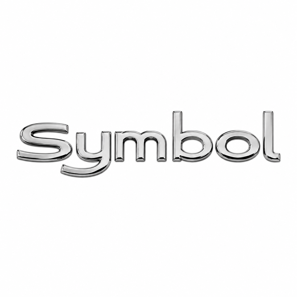 Symbol Krom Bagaj Yazısı Renault Uyumlu