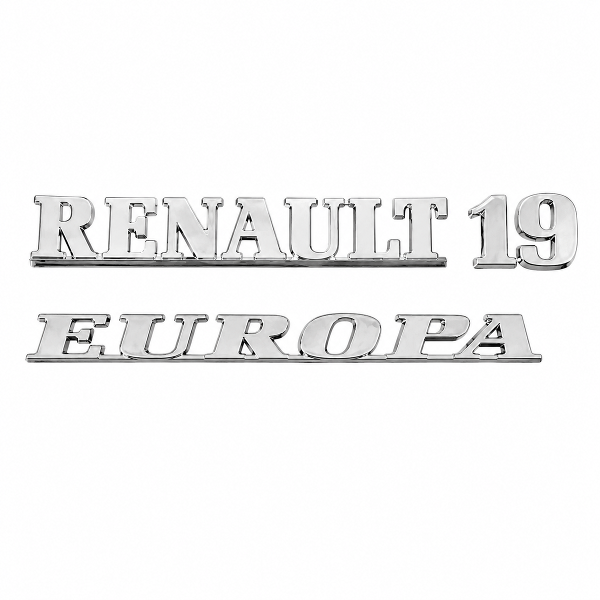 Renault 19 Europa Krom Bagaj Yazısı Renault Uyumlu