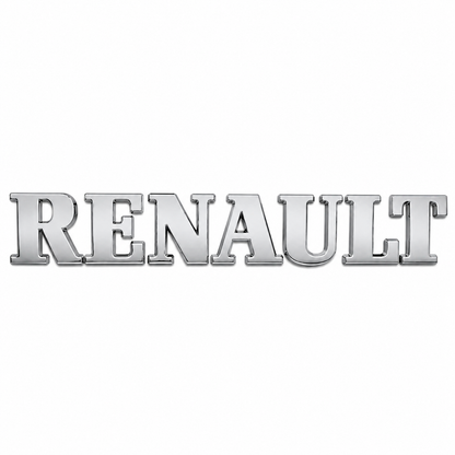 Renault Birleşik Krom Bagaj Yazısı Renault Uyumlu