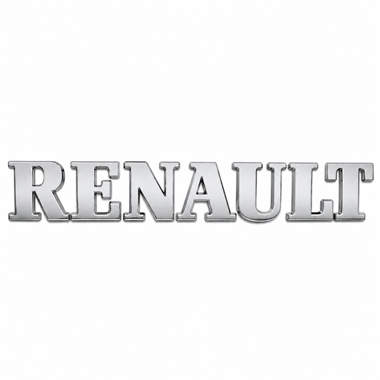 Renault Birleşik Krom Bagaj Yazısı Renault Uyumlu