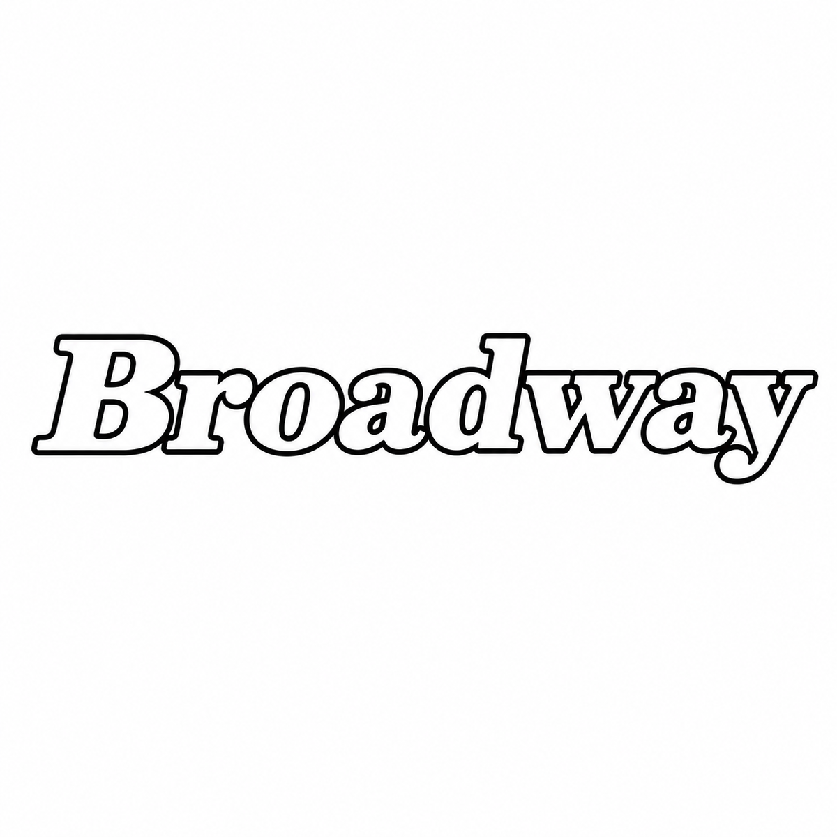 Broadway Füme Bagaj Yazısı Renault Uyumlu