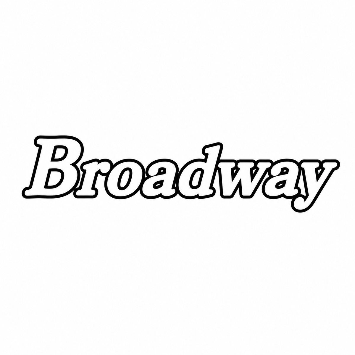 Broadway Gri Bagaj Yazısı Renault Uyumlu