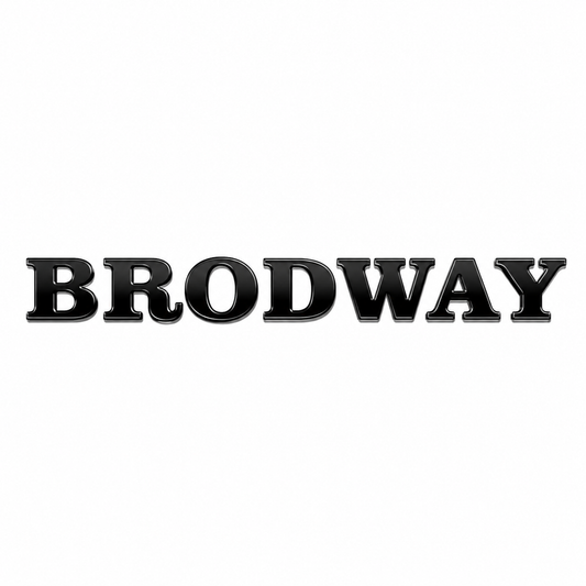 Broadway Kağıt Füme Bagaj Yazısı Renault Uyumlu
