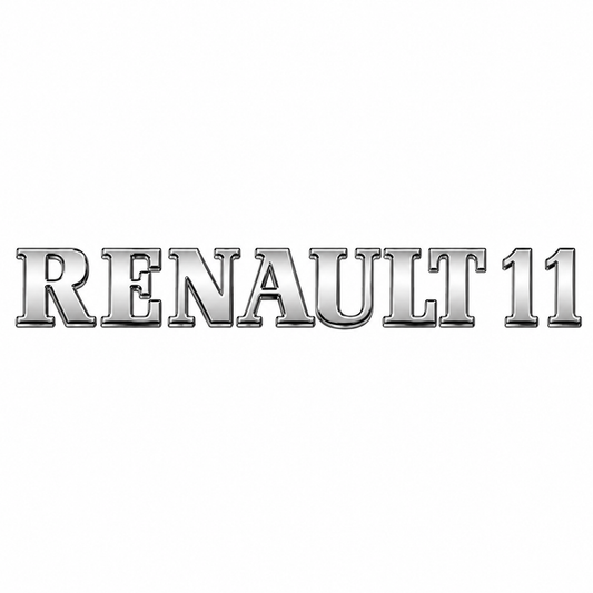 Renault 11 Krom Bagaj Yazısı Renault Uyumlu