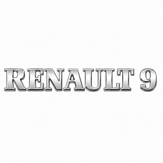 Renault 9 E.M. Krom Bagaj Yazısı Renault Uyumlu