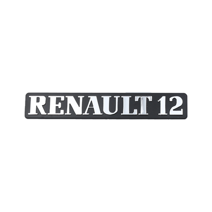 Renault 12 Krom Bagaj Yazısı Renault Uyumlu