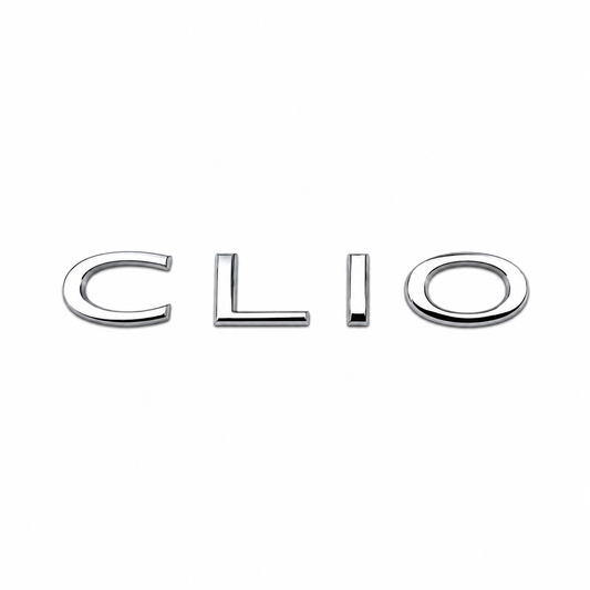 Clio 5 Krom Bagaj Yazısı Renault Uyumlu