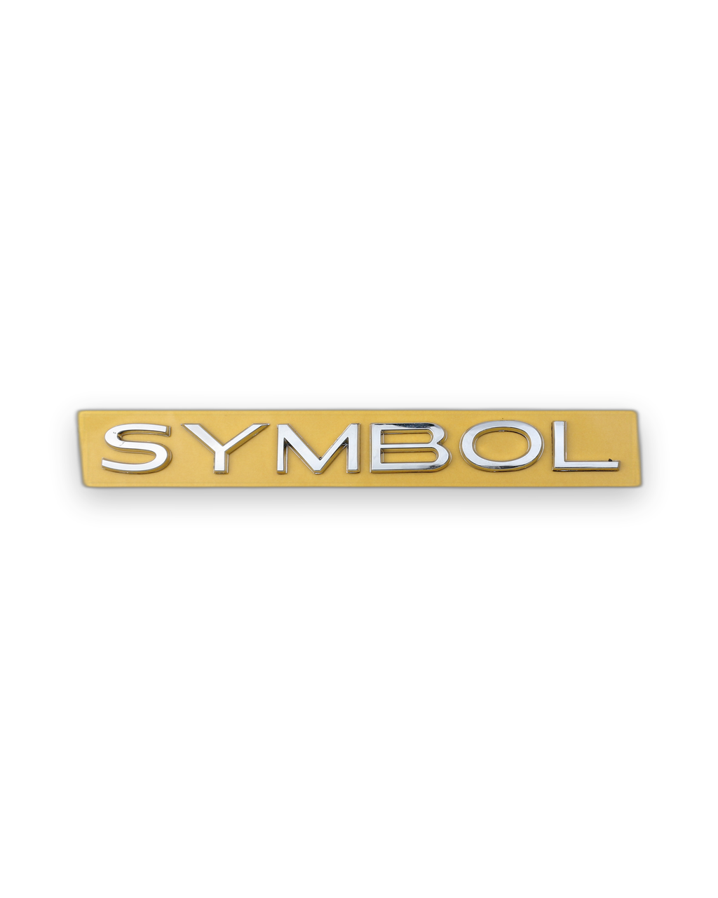 Symbol Y.M. Krom Bagaj Yazısı Renault Uyumlu