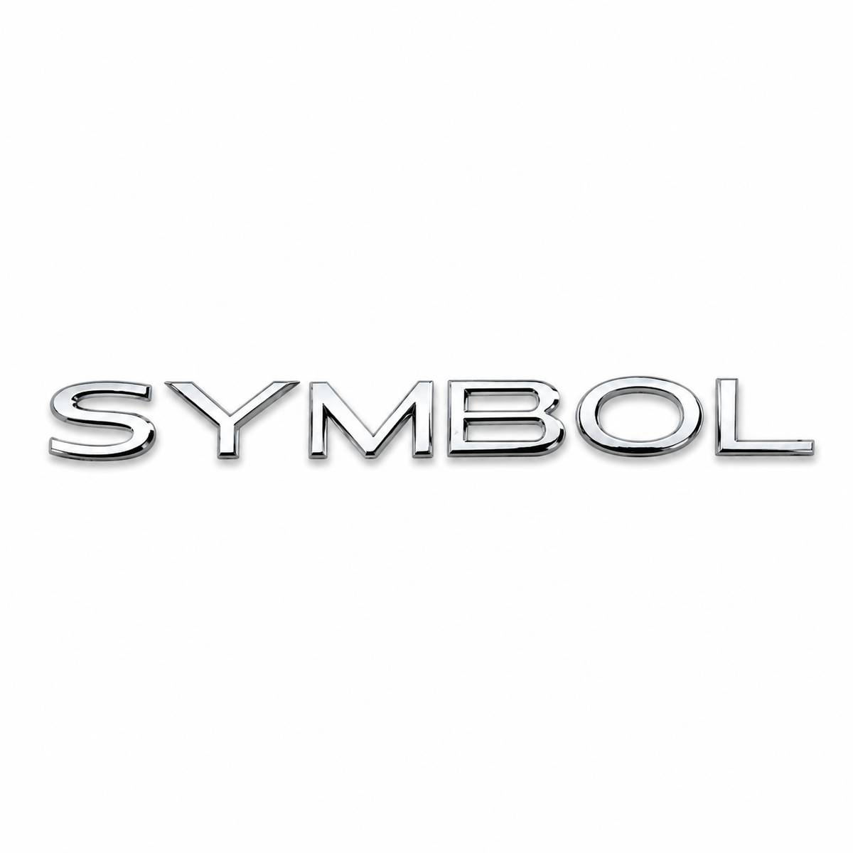 Symbol Y.M. Krom Bagaj Yazısı Renault Uyumlu