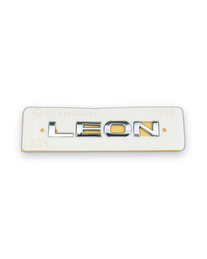 LEON Küçük Krom Bagaj Yazısı Seat Uyumlu