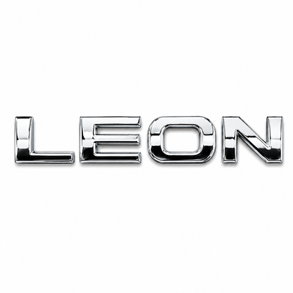 LEON Küçük Krom Bagaj Yazısı Seat Uyumlu