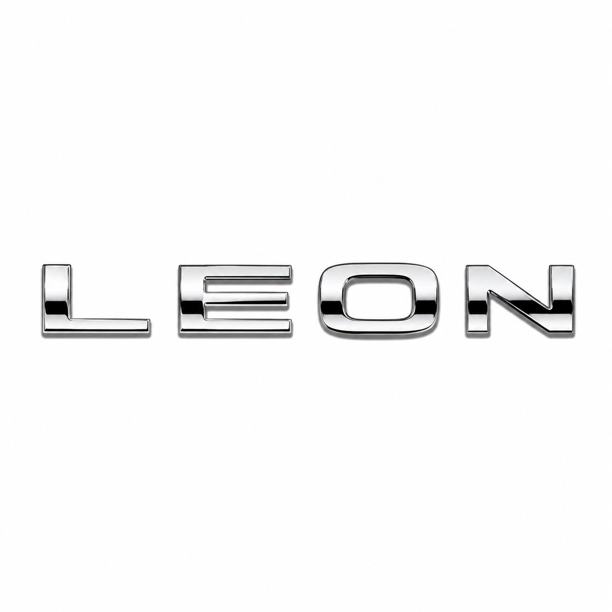 Leon Büyük Krom Bagaj Yazısı Seat Uyumlu