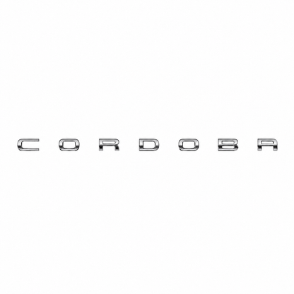 Cordoba 2006-2009 Krom Bagaj Yazısı Seat Uyumlu