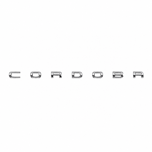 Cordoba 2006-2009 Krom Bagaj Yazısı Seat Uyumlu