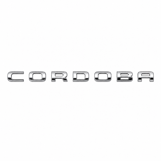 Cordoba 1999-2009 Krom Bagaj Yazısı Seat Uyumlu