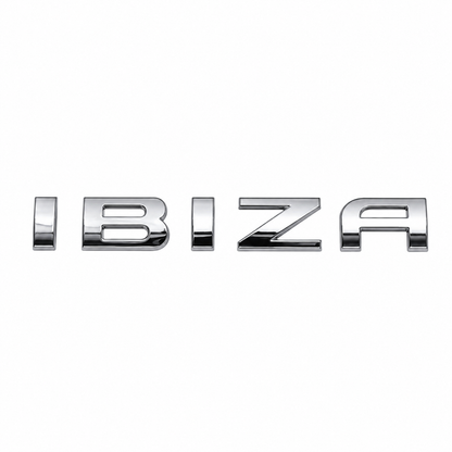 Ibiza 2000-2007 Krom Bagaj Yazısı Seat Uyumlu