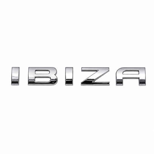 Ibiza 2000-2007 Krom Bagaj Yazısı Seat Uyumlu