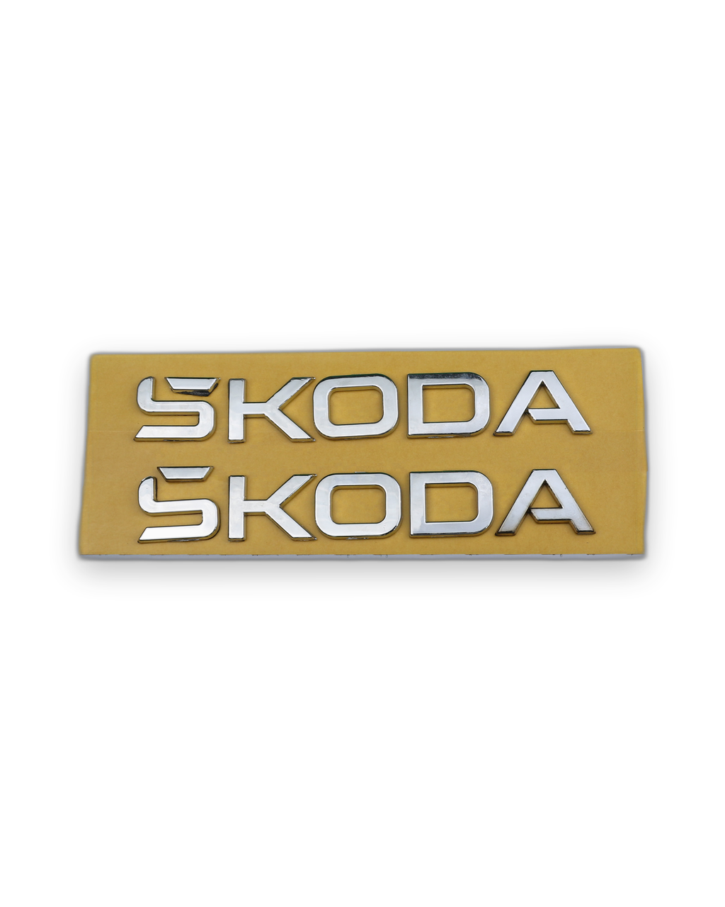 SKODA 2024 2'li çamurluk yazısı Krom Çamurluk Yazısı Skoda Uyumlu