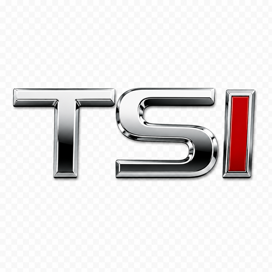 TSI Krom Kırmızı Bagaj Yazısı Skoda Uyumlu