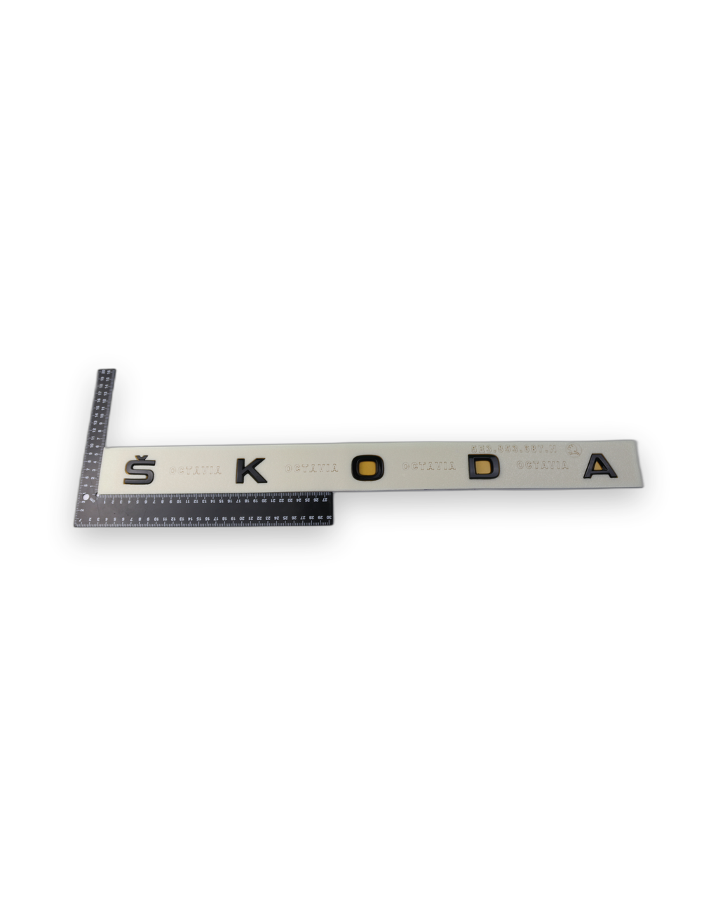 Skoda Krom Bagaj Yazısı Skoda Uyumlu