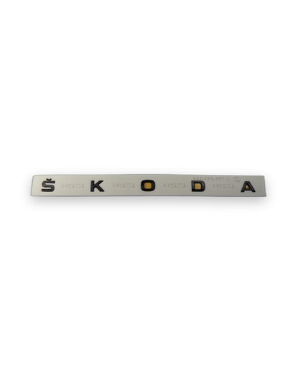 Skoda Krom Bagaj Yazısı Skoda Uyumlu