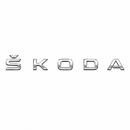 Skoda Krom Bagaj Yazısı Skoda Uyumlu