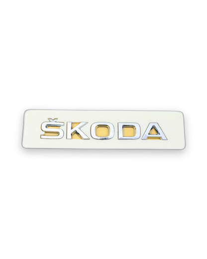 Skoda Krom Bagaj Yazısı Skoda Uyumlu