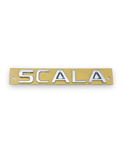 Scala 2019 ve sonrası Krom Bagaj Yazısı Skoda Uyumlu