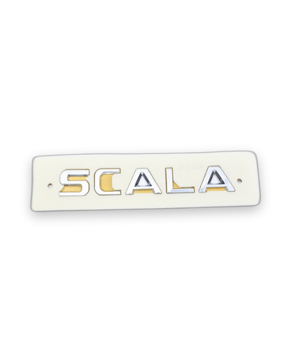 Scala 2019 ve sonrası Krom Bagaj Yazısı Skoda Uyumlu