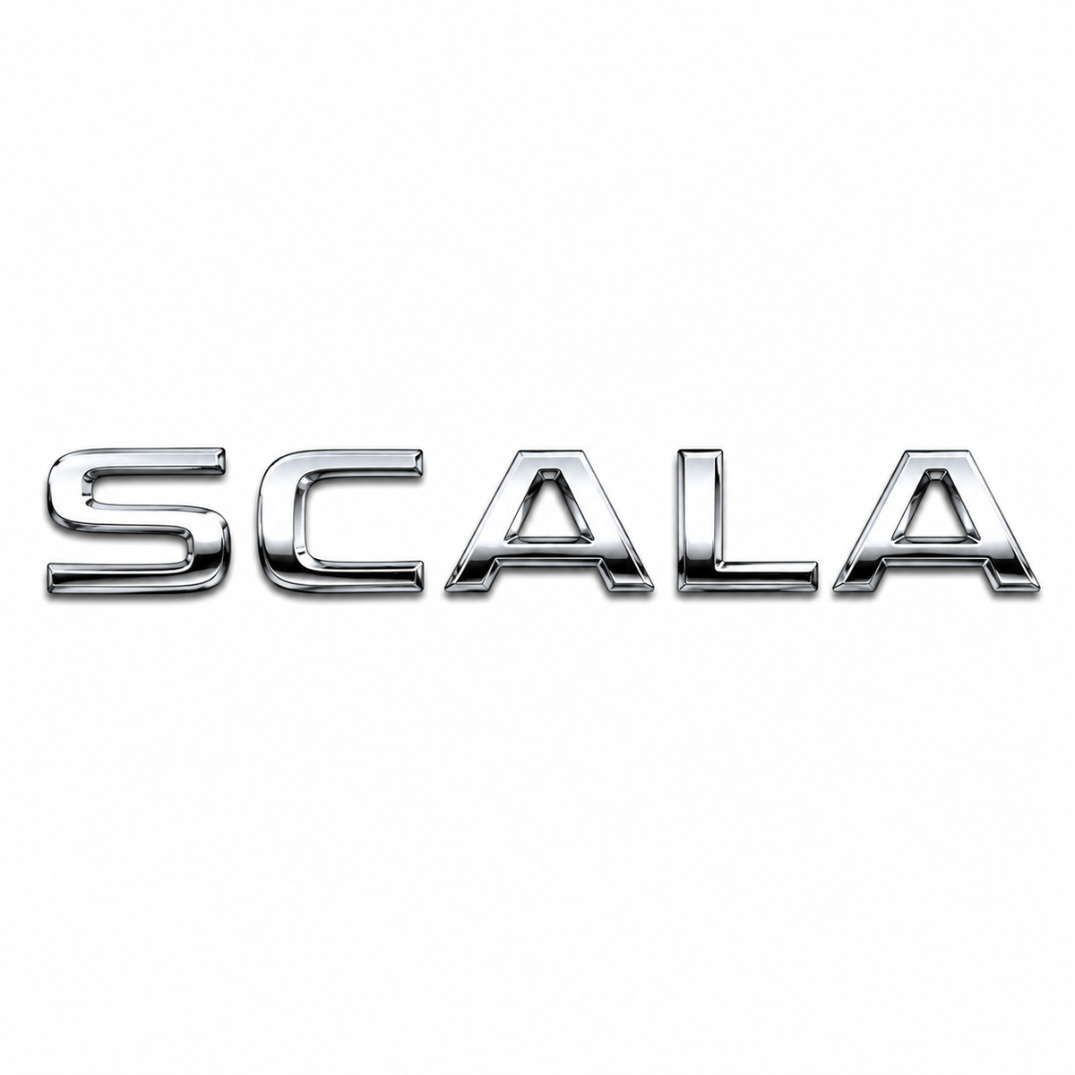 Scala 2019 ve sonrası Krom Bagaj Yazısı Skoda Uyumlu