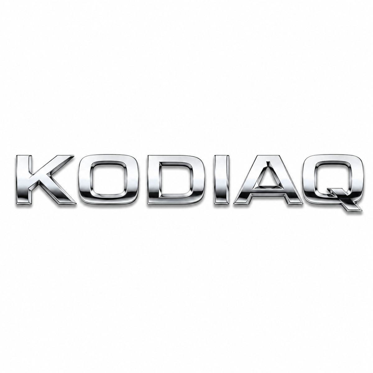 Kodiaq Krom Bagaj Yazısı Skoda Uyumlu
