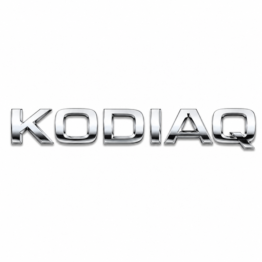 Kodiaq Krom Bagaj Yazısı Skoda Uyumlu