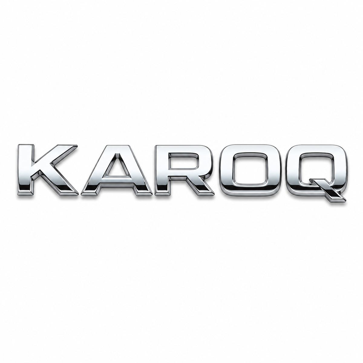 Karoq Krom Bagaj Yazısı Skoda Uyumlu