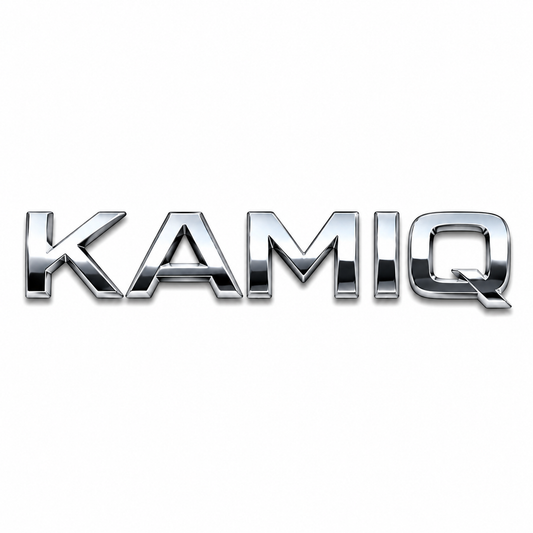 Kamiq 2019> Krom Bagaj Yazısı Skoda Uyumlu