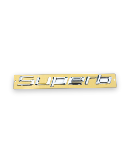 Superb Uzun Krom Bagaj Yazısı Skoda Uyumlu