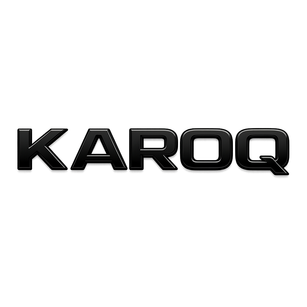 Karoq Siyah Bagaj Yazısı Skoda Uyumlu