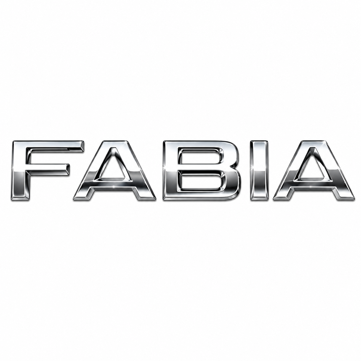 Fabia Y.M. Krom Bagaj Yazısı Skoda Uyumlu