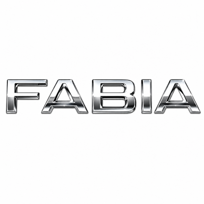 Fabia Y.M. Krom Bagaj Yazısı Skoda Uyumlu