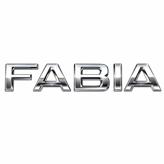 Fabia Y.M. Krom Bagaj Yazısı Skoda Uyumlu