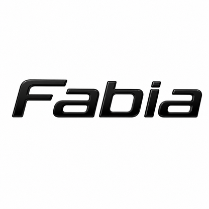 Fabia Siyah Bagaj Yazısı Skoda Uyumlu