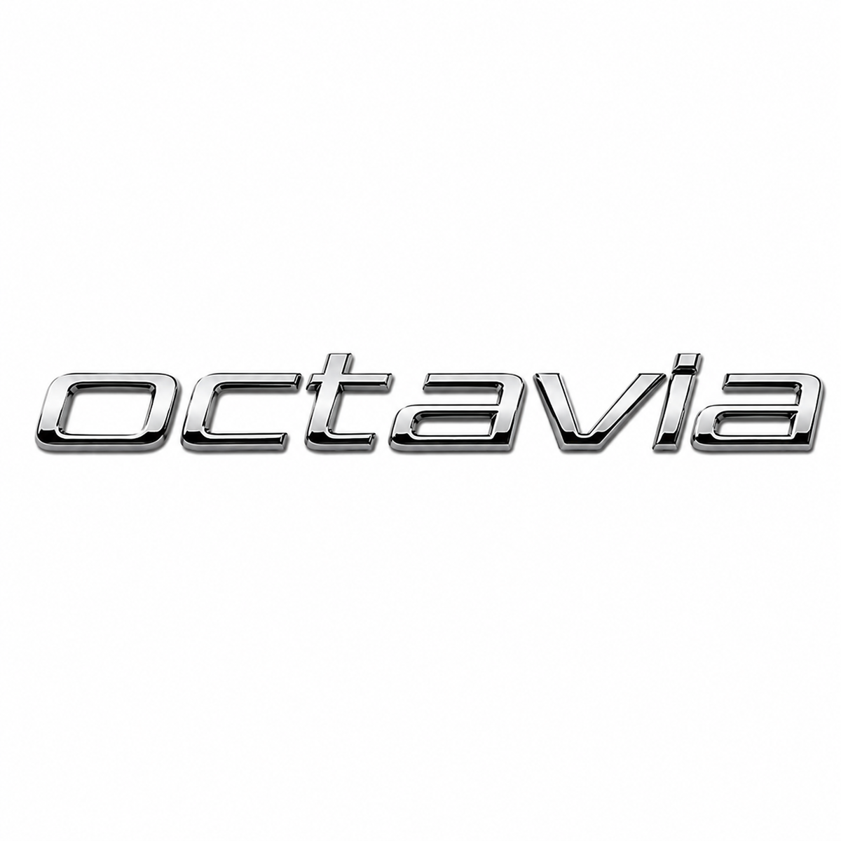 Octavia 2009-2013 model yılları için Krom Bagaj Yazısı Skoda Uyumlu